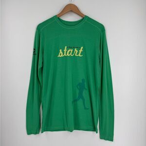 Tasc Lifetime "To Finish You Have To Start" Graphic Running Long Sleeve | Medium